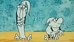 Moha és Páfrány retro rajzfilm